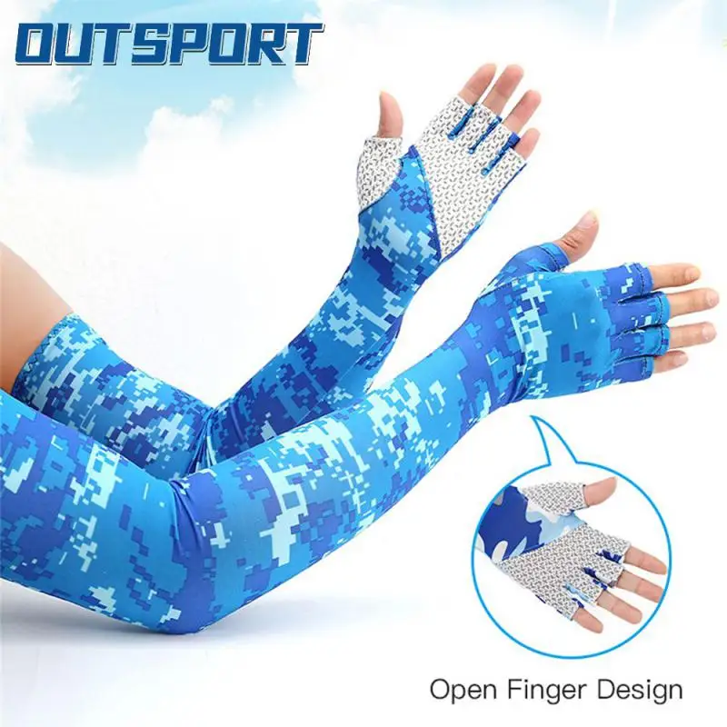 

Climbing Arm Cover Cycling Ice Sleeves Sun Uv Protection Outdoor Sports Ice Sleeves Polyester Sports Entertainment Non-slip