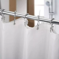 shower curtain hook rings rustproof metal double sliding shower hooks for bathroom shower rod curtains 12 piece set
