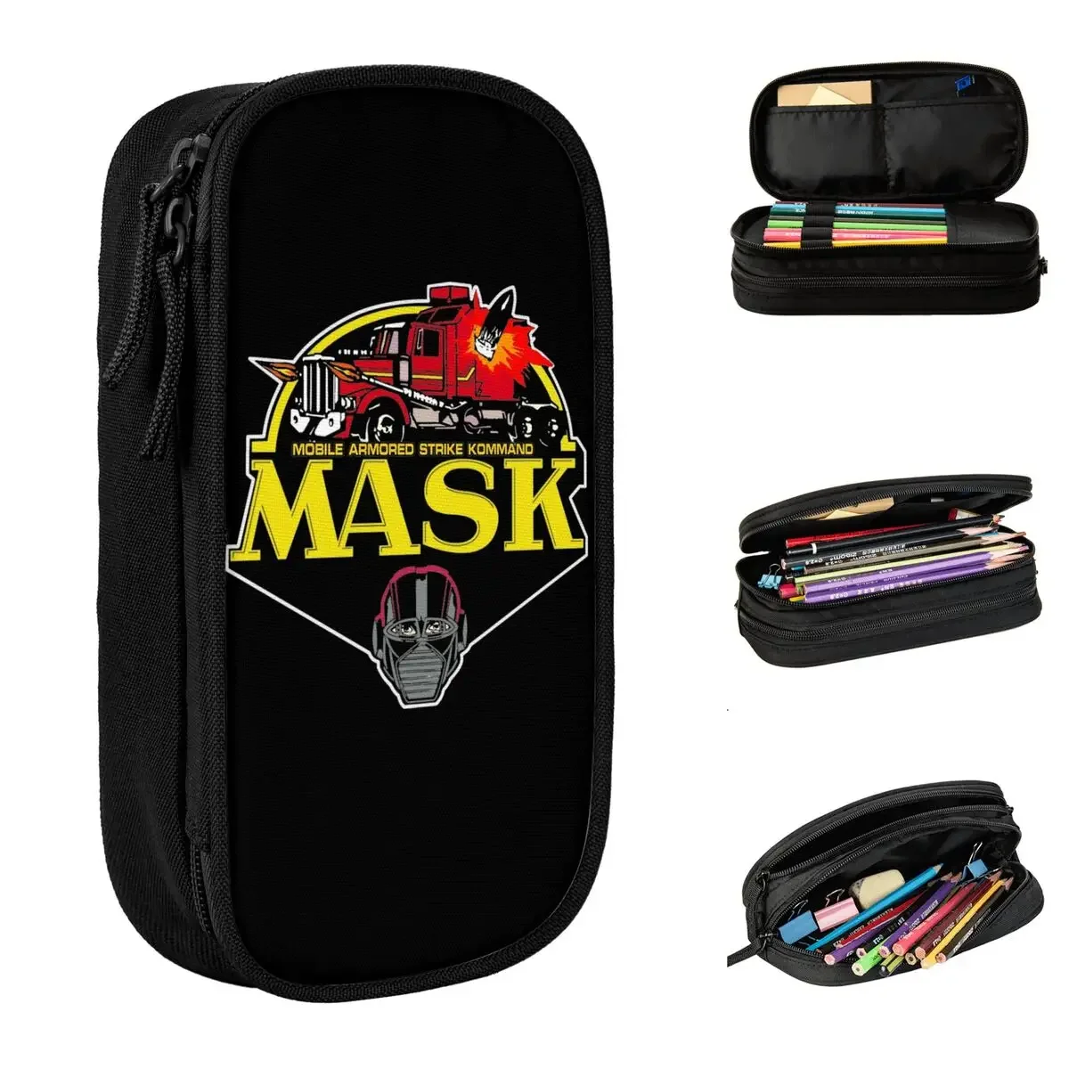 MASK Mobile Armored Strike Kommand 80s Мультяшные пеналы M.A.S.K. Пеналы Коробка для ручек