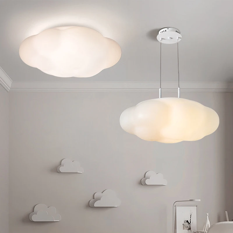 Modern Pendant Lights LED Lamps for Children's Room Ceiling  Pendant Light Cloud Lamp with Remote Control Indoor Lighting