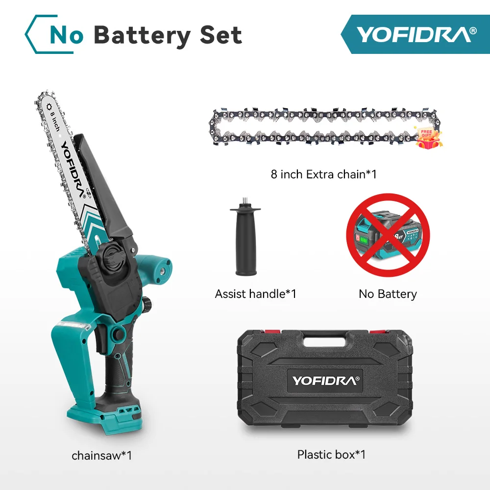 

YOFIDRA 8-дюймовая бесщеточная аккумуляторная электропила для Makita 18В