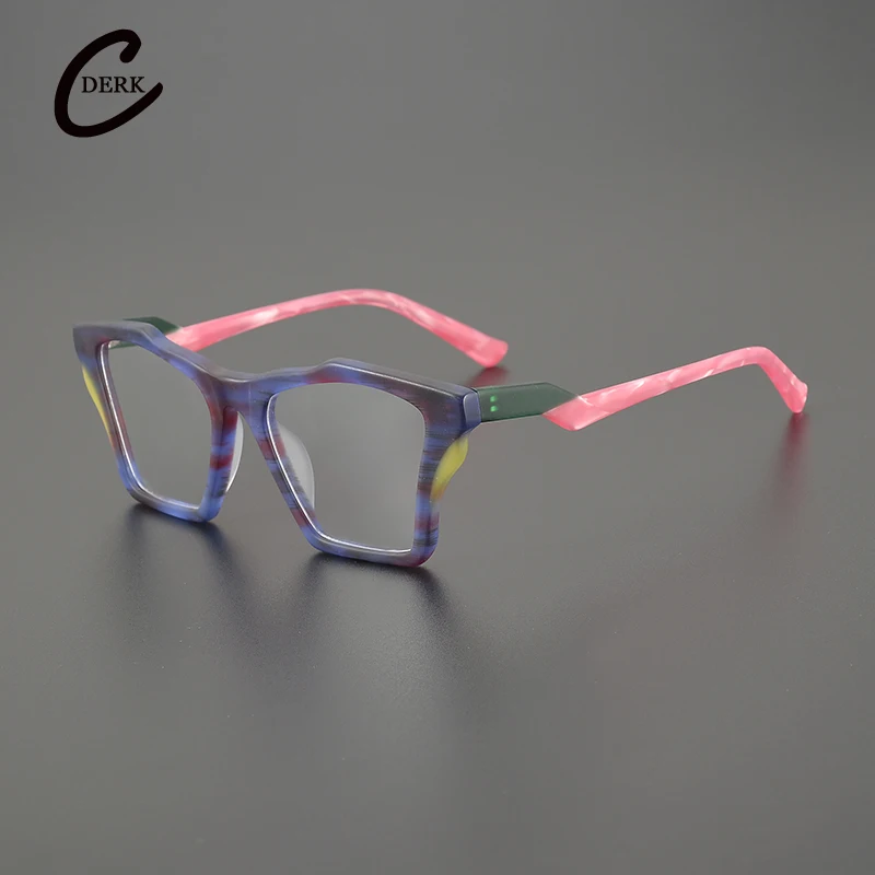 Очки с матовой текстурой в большой оправе мужские и женские модные ацетатные