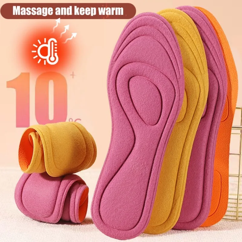 

Self Heating Insoles Thermostatic Thermal Insole Massage Memory Foam Shoe Pad Winter Keep Warm Insoles for Women Men Feet Care