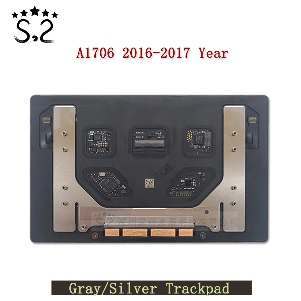 

Original A1706 Trackpad For Macbook Pro Retina 13.3" Touchpad Only Replacement Silver/Gray Trackpad 2016-2017 Year