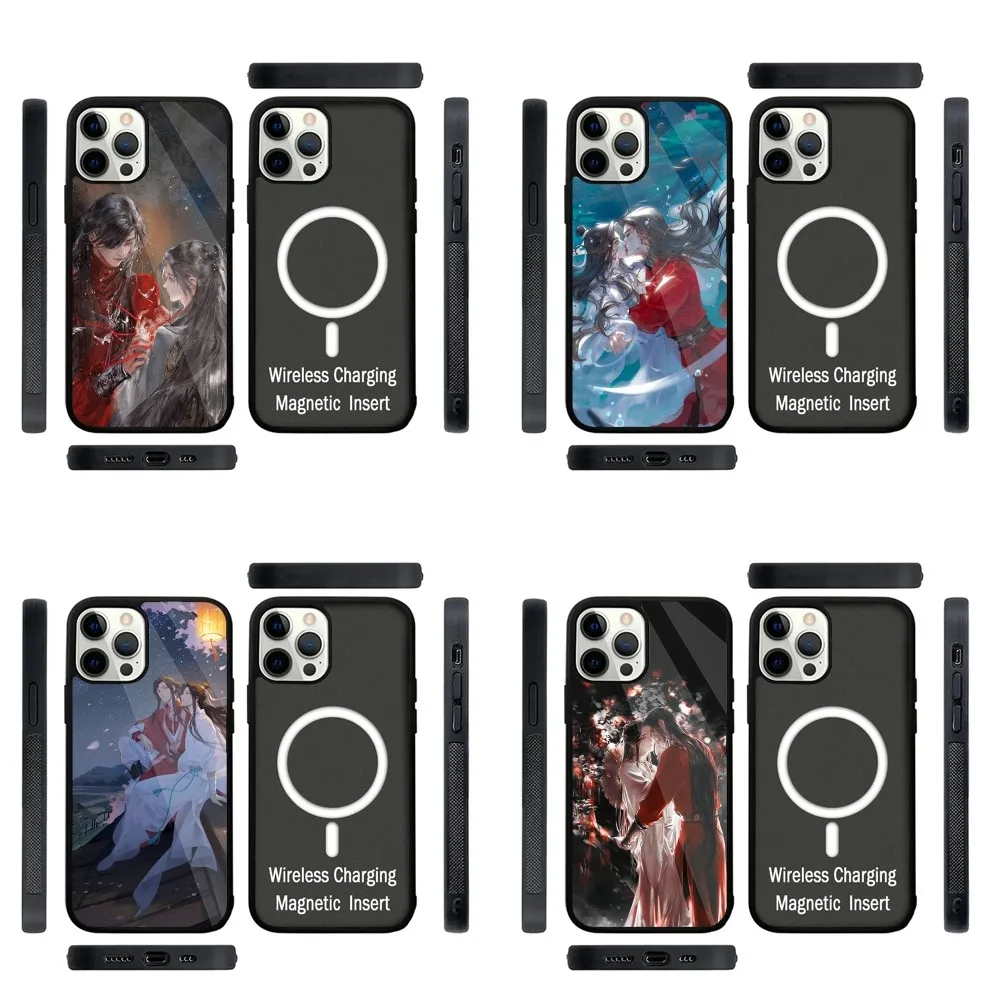 Официальный чехол для телефона H-Heaven с сильным магнитом IPhone15 14 13 Pro Max Plus 11 12 мини