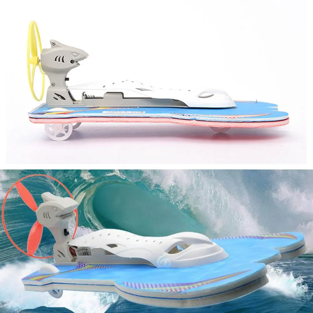 

Educational Toys for Students Science Experiment Assembly Ship Model Aerodynamic Speedboat Airplane Model Speedboat Toy