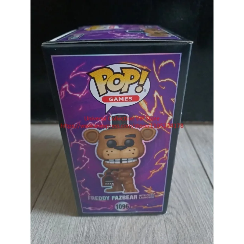 Фото Официальная виниловая фигурка Funko Pop Games Fusion № 1096 Фредди Фазбер с пусковой установкой для пиццы, настольное украшение, коллекционный подарок №5