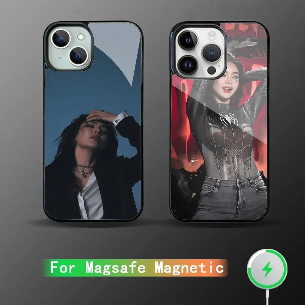 Чехол для телефона Peraya-MalisornS-FayeS IPhone 16 15 14 13 Pro Max 11 12 Mini Alex Mirror Magsafe чехол