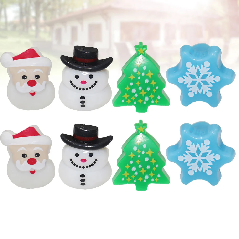 

Рождественские кольца, кольцо, брошь, фонарик, булавка в виде темного мороза, светящаяся брошь в виде Санта-Клауса на праздник