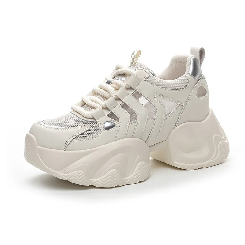 Кроссовки женские спортивные на толстой нескользящей подошве 7 см