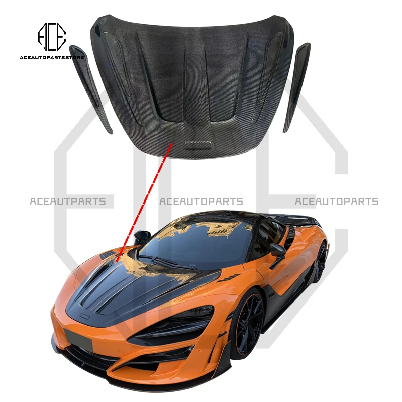 

High Quality carbon fiber hood for Mclaren 720S 765LT 2017-19 To MSY style engine bonnet