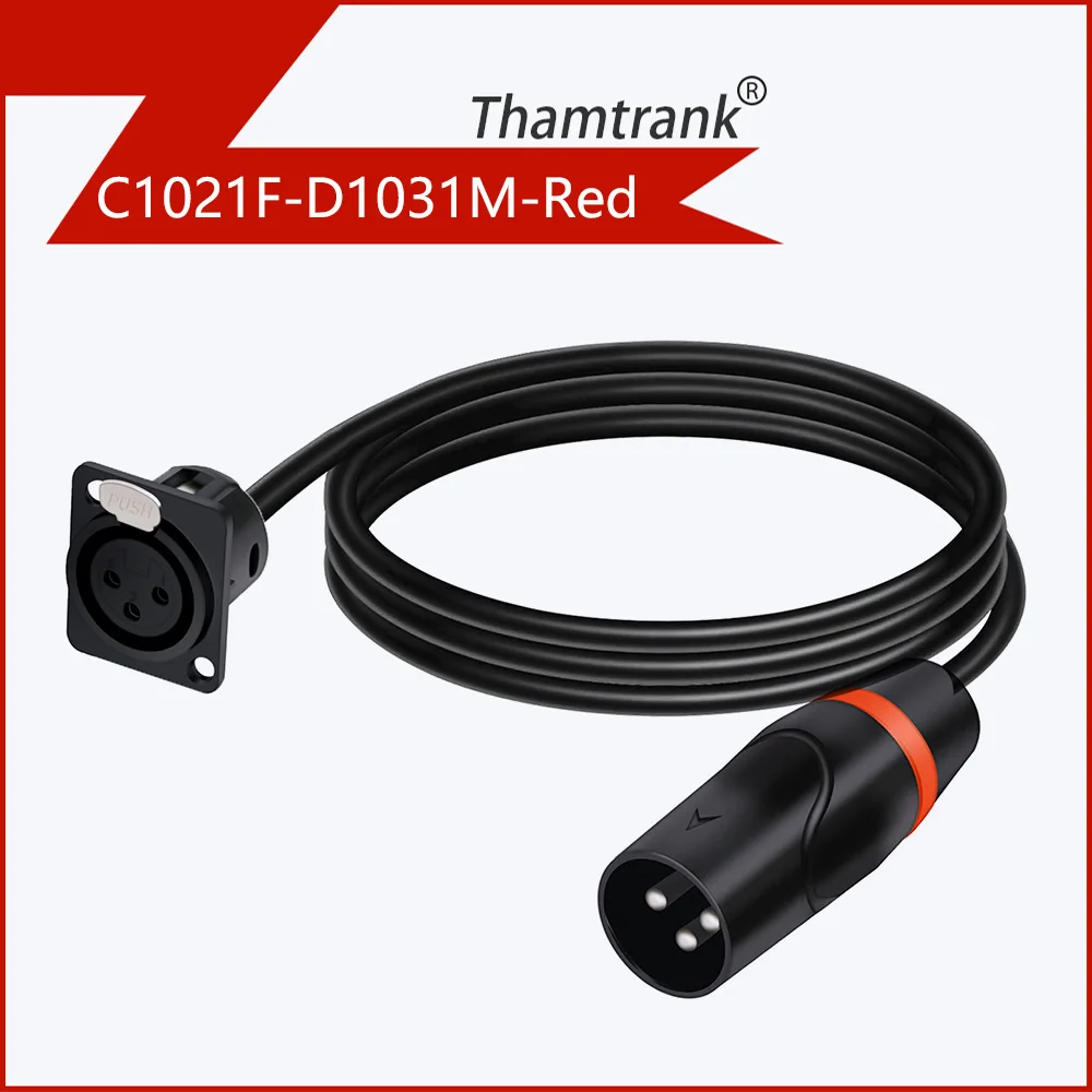 

Thamtrank C1021F-D1031M-Black XLR штекер/гнездо