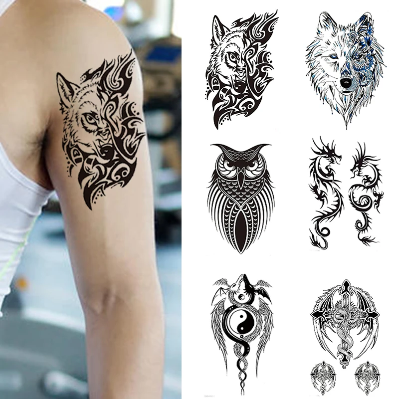 Водостойкая Временная тату-наклейка Juice Ink для боди-арта наклейка на руку цветок