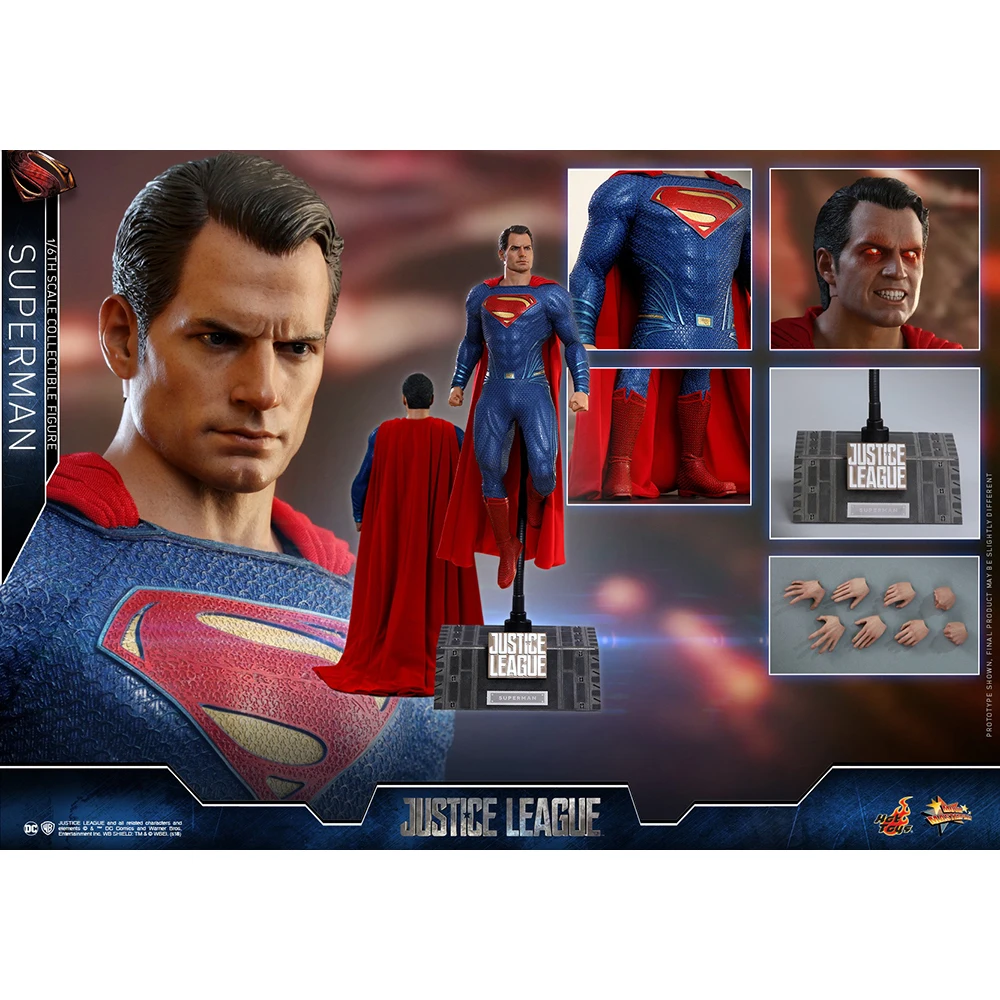 

HotToys 1/6 MMS465 Superman Justice League DC Original Collectible Anime Figure Action Model Toys