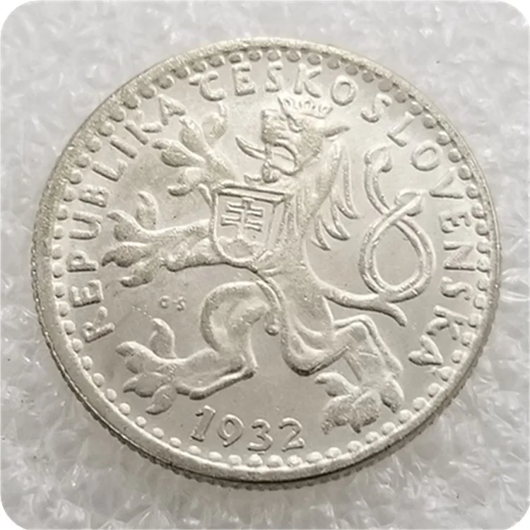 Чехословакия 25 Haleru 1932 серебряные доллары коллекционные монеты украшение для