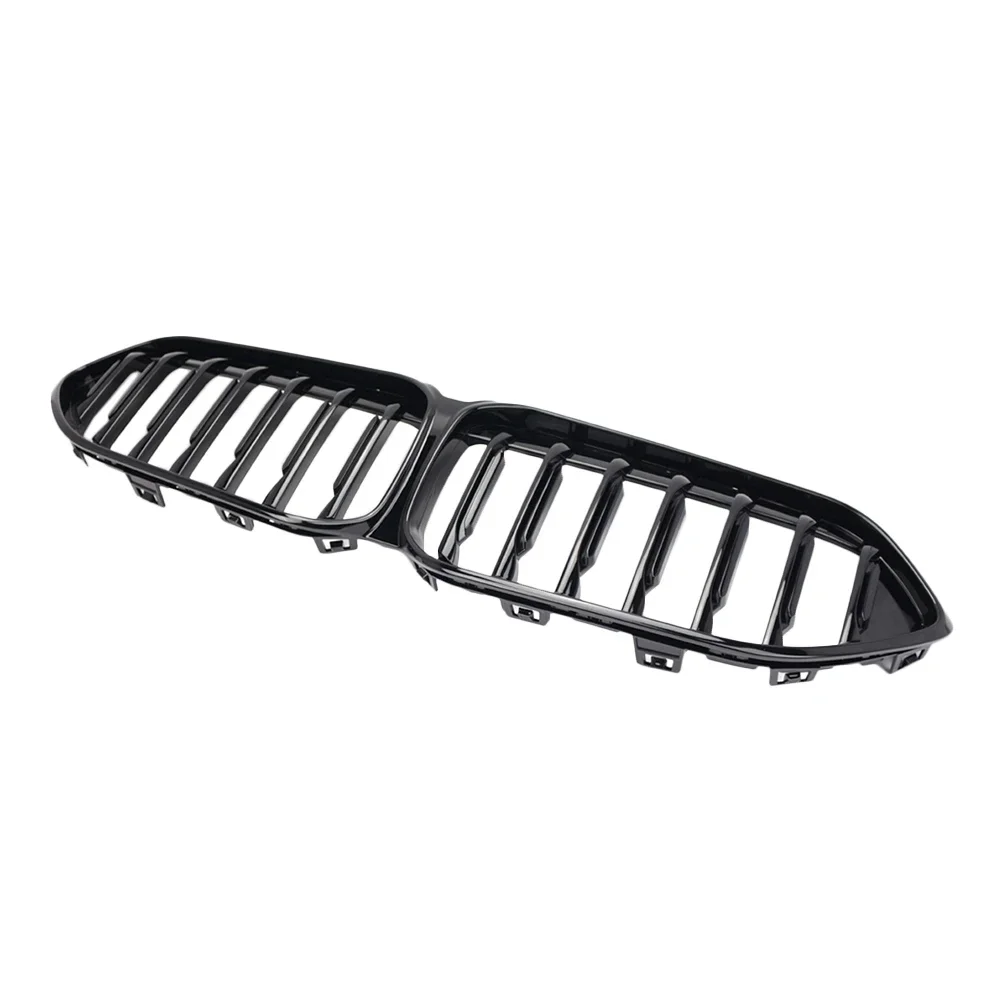 Решетка для переднего бампера BMW F44 2021 + решетка радиатора 2 серии Gran Coupe глянцевая