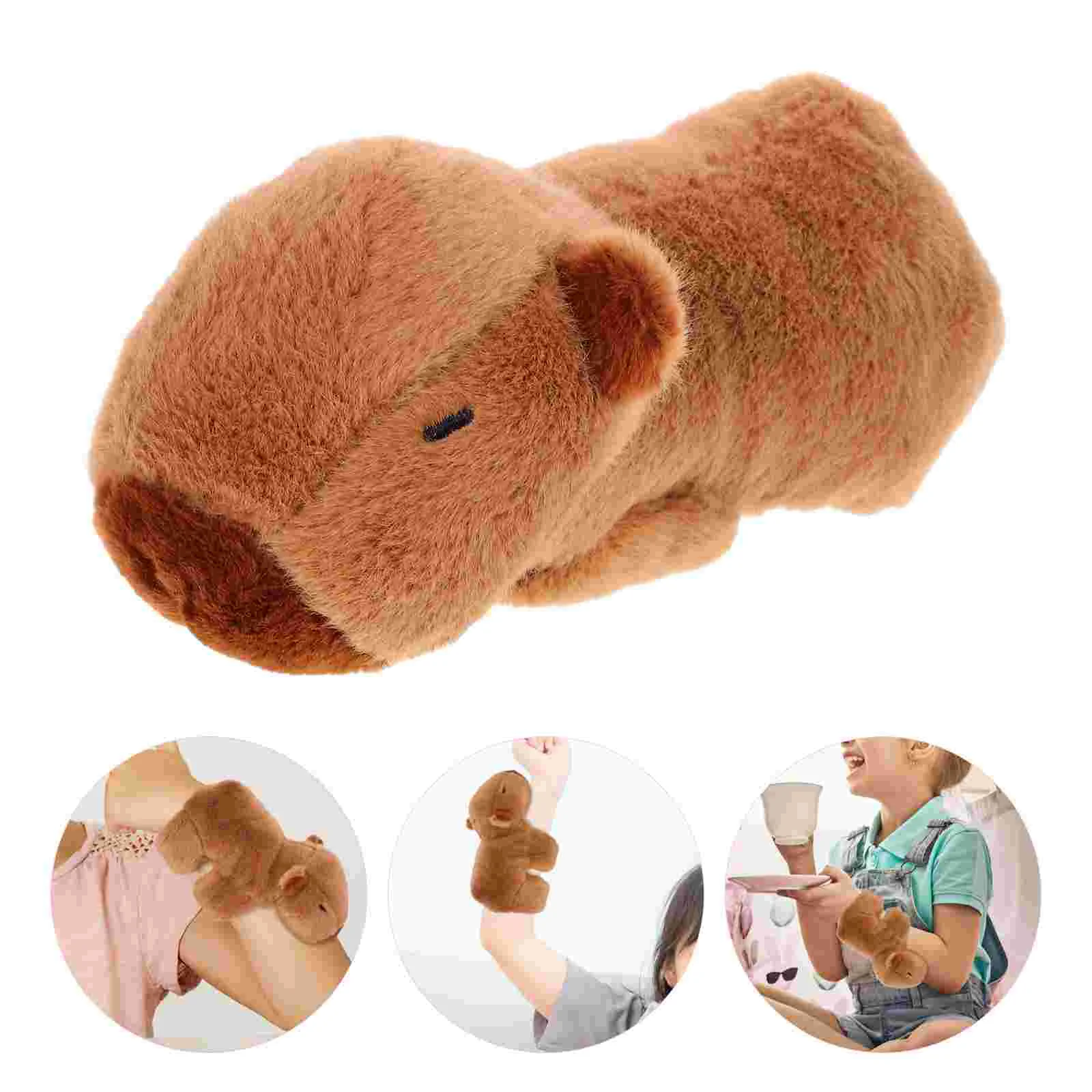 

Плюшевый мультяшный шлепчатый браслет capyбара набитый животным шлепчатый браслет набитый шлепчатым браслетом вечерние поставка