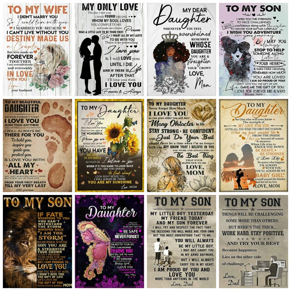 

Круглая Алмазная мозаика JIEME для моей дочери, домашний декор, вышивка крестиком, текст, доска, наклейка на стену