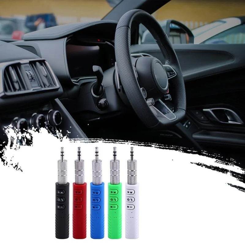 Bluetooth-совместимый аудиоресивер 5 0 AUX автомобильный беспроводной адаптер для