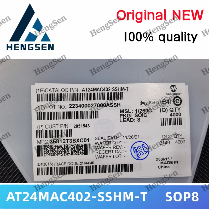 

10PCS/LOT AT24MAC402-SSHM-T AT24MAC402 Integrated Chip 100%New And Original