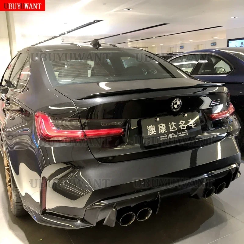 Задний спойлер багажника бампер для BMW 3 серии G20 320i 325i 2019 2020 2021 2022 ярко-черные