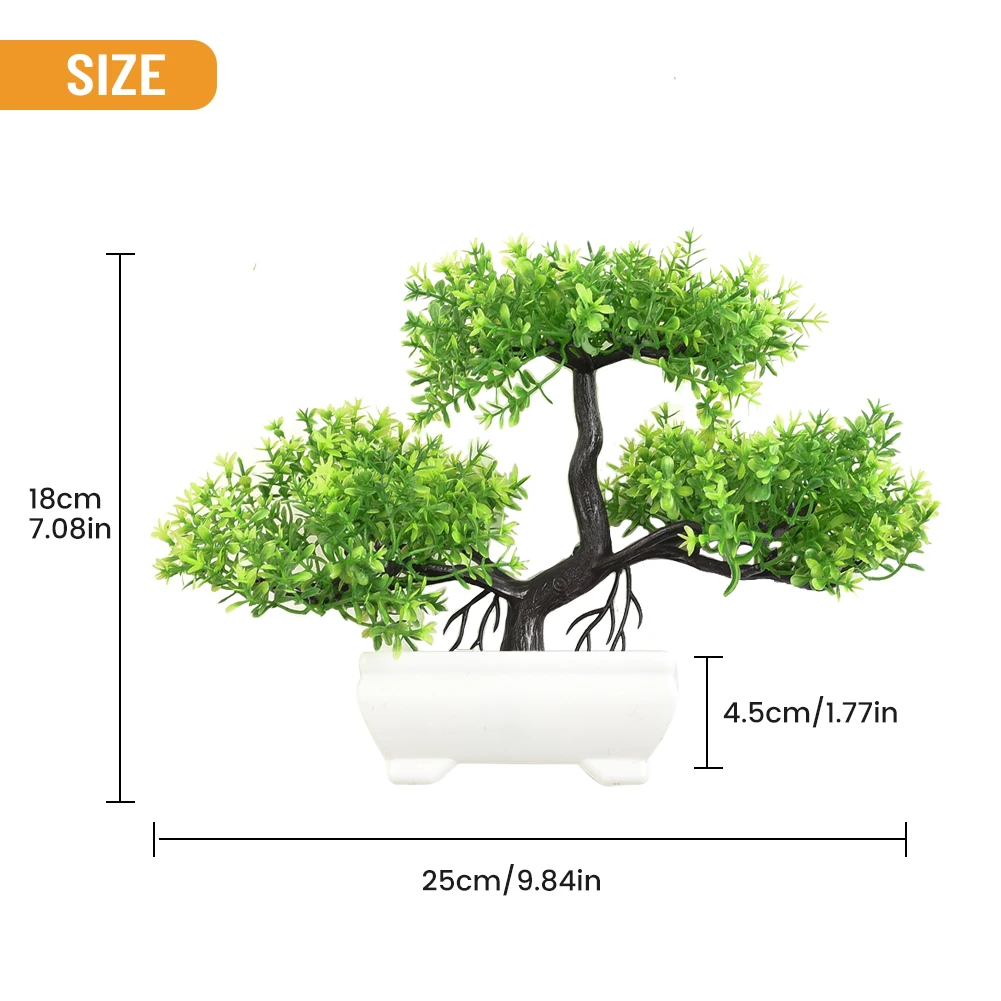 

Bonsai Artificial Pot Plants Simulation Fake Pine Tree Decor Potted Ornaments Garden Home Hotel Decoration Artificial Plant