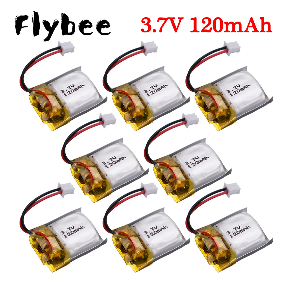 Аккумулятор Lipo 3 7 в 120 мАч 20C для фотоаппарата Hubsan Q4 Wltoys V272 V282 V292 запасные части