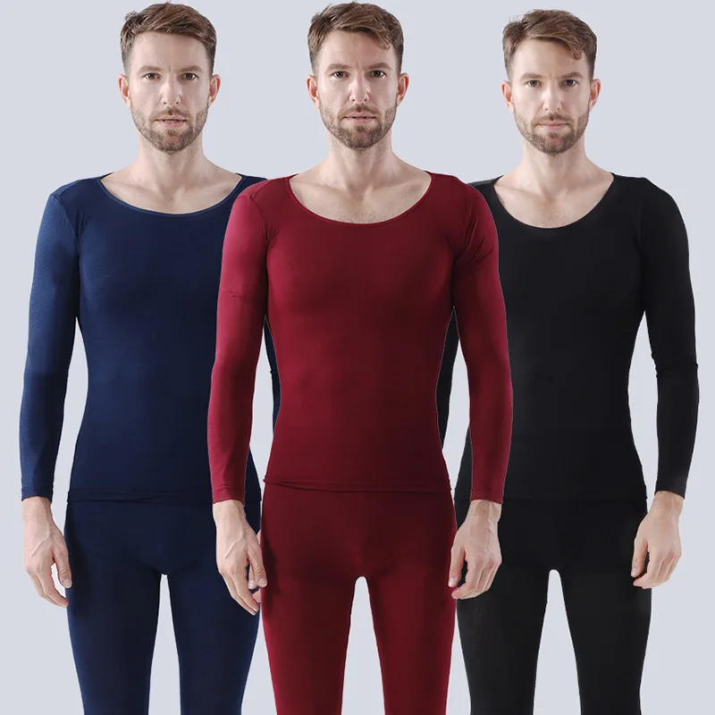 Men Thermal Underwear Constant Temperature Warm Long Johns Antibacterial Slim Body Sexy Ladies Thermos Clothes Long Shaped Set