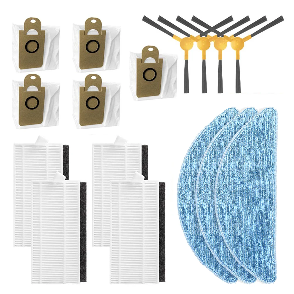

Side Brush FilterS For ABIR R30 Robot Vacuums Cleaner Spare Replacement Side Brush Filter Mop Cloths Rag Dust Bag Sweeper Part