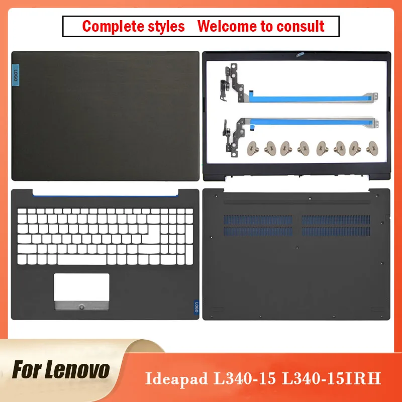 

Новинка, для Lenovo Ideapad L340-15 L340-15IWL, задняя крышка для ноутбука, LCD, петли, передняя панель, Упор для рук, Нижняя крышка, 15,6 дюйма