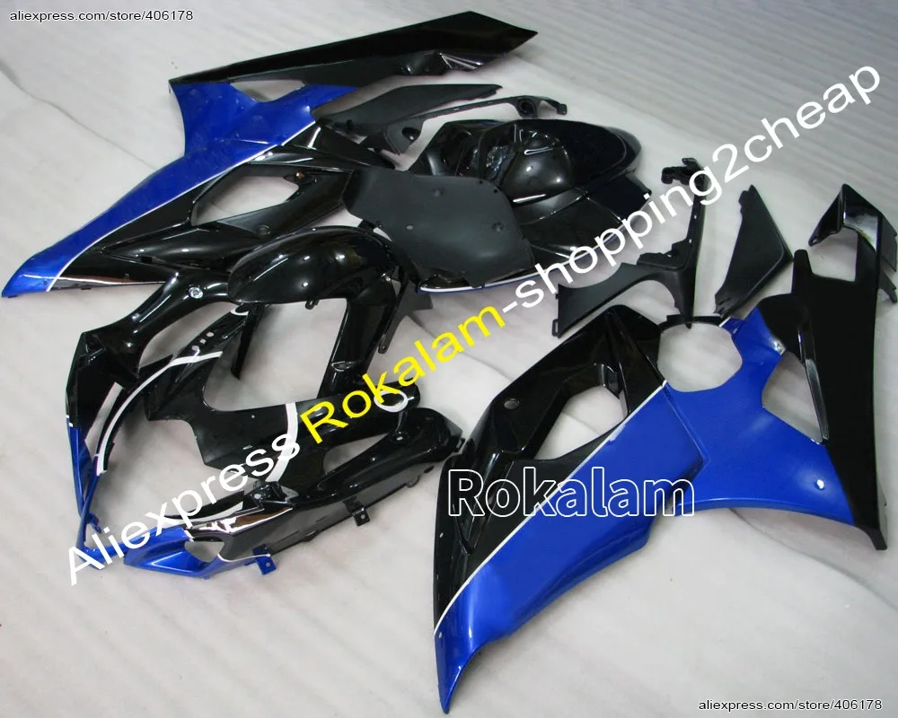 Для Suzuki Parts GSX-R1000 2005 2006 GSXR1000 05 06 GSX R1000 K5 черно-голубые Обтекатели мотоцикл (литьё