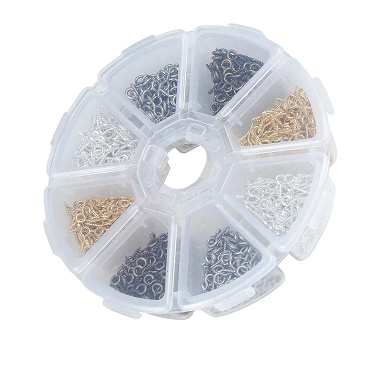 

Threaded lifting head self-tapping hook,sheep eye screw screw mixed set diy handmade cross-border accessories explosive products