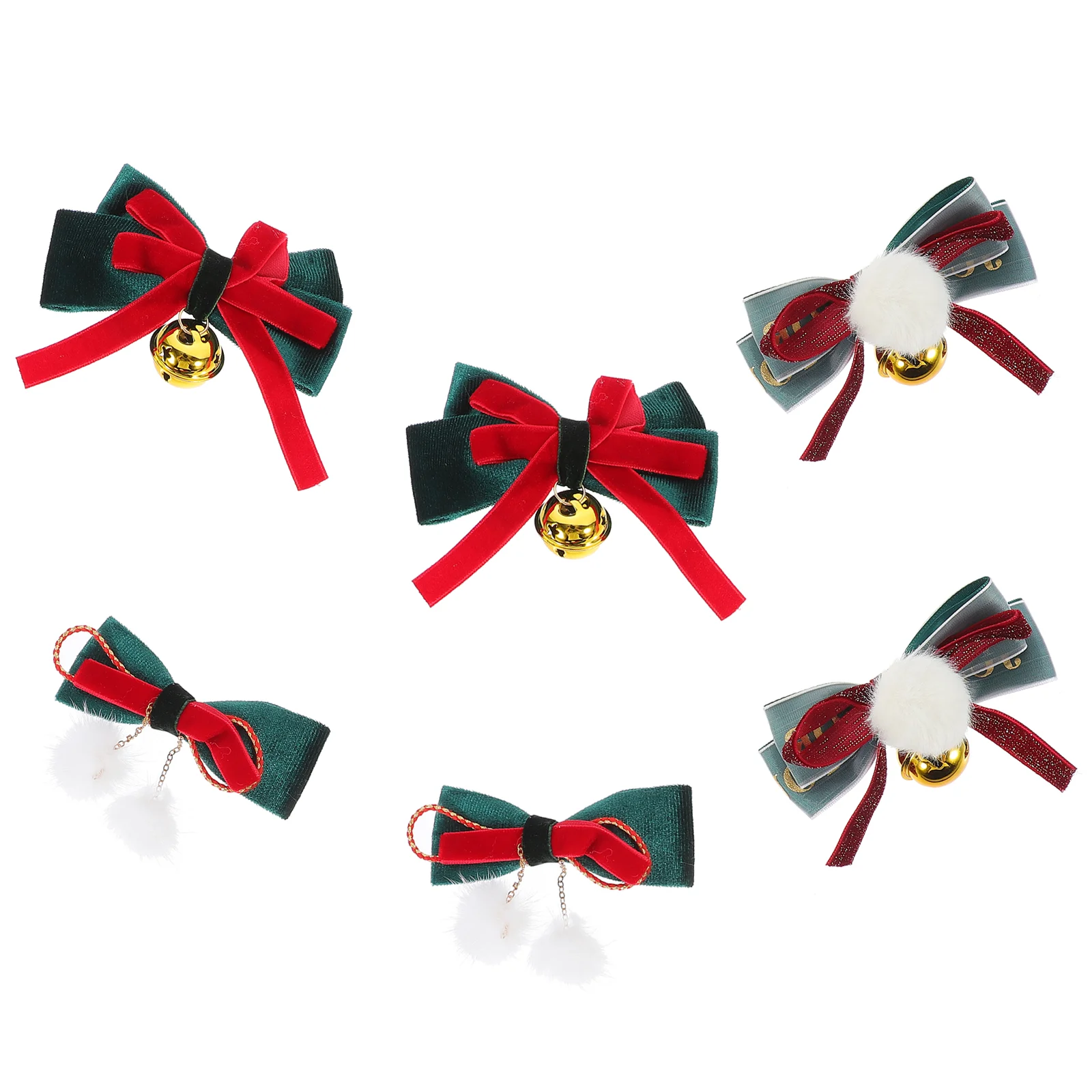 

Bow Hairpin Clips Decor Barrettes Thick Bows Decoration Red Accessories Teen Girls Women Makeup