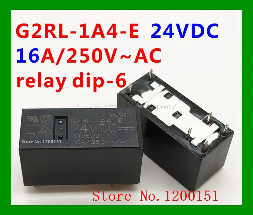 G2RL-1A4-E 24 В постоянного тока G2RL-1A4-E-CV 12 В постоянного тока 16a/250 В ~ реле переменного тока dip-6