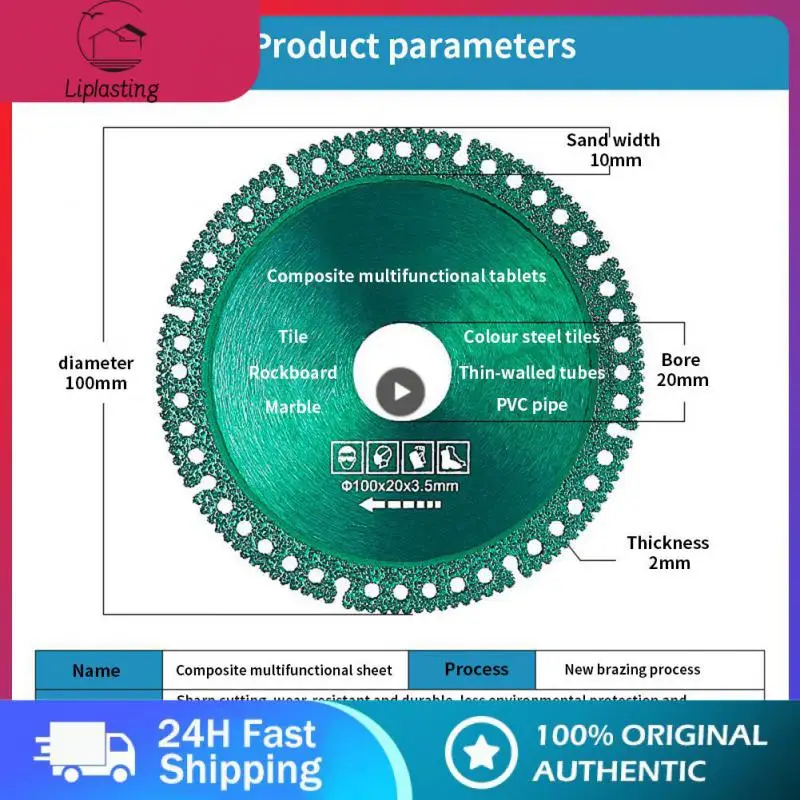 

1~8PCS Composite Multifunctional Cutting Saw Blade 100mm Ultra-thin Saw Blade Ceramic Tile Glass Cutting Disc For Angle Grinder