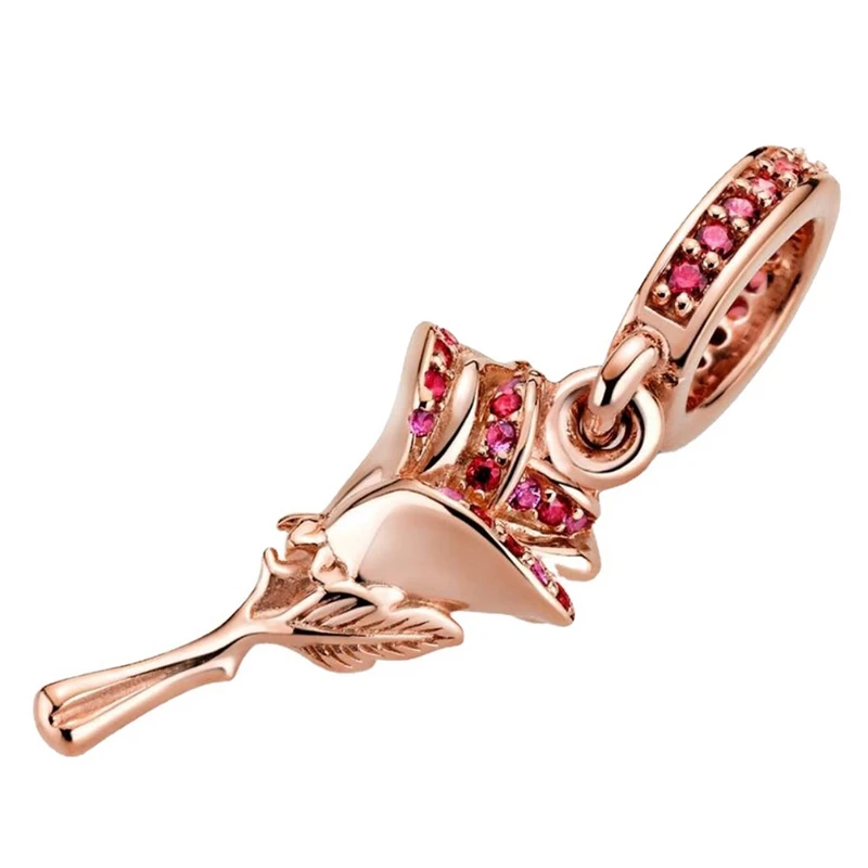 

Rose Pendant Pink Rose Pendant In Sterling Silver