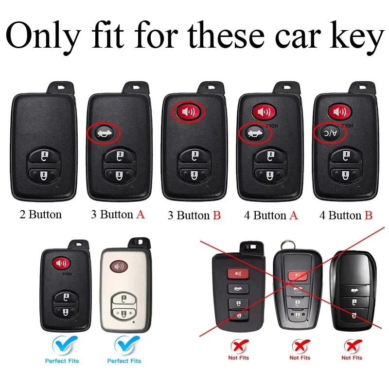 Чехол из цинкового сплава для Toyota Prius 30 Alpha Aqua RAV4 Land Prado Cruiser Auris Highlander Subaru Foreste