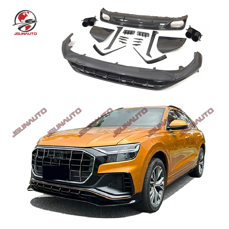 Хорошая установка 17-23 в стиле сплиттер переднего бампера из углеродного волокна