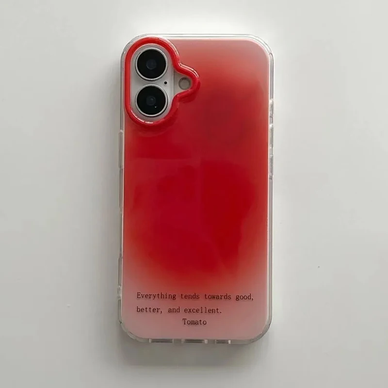 Чехол для телефона Ins Red Retro Tomato для Samsung Galaxy A37 A57 A17 A07 A56 A36 A26 A73 A55 A54 A53 A52 A34 A33 A23 A14 A13 4G 5G (art.: 3920d85ca80f3) - 3920d85ca80f3