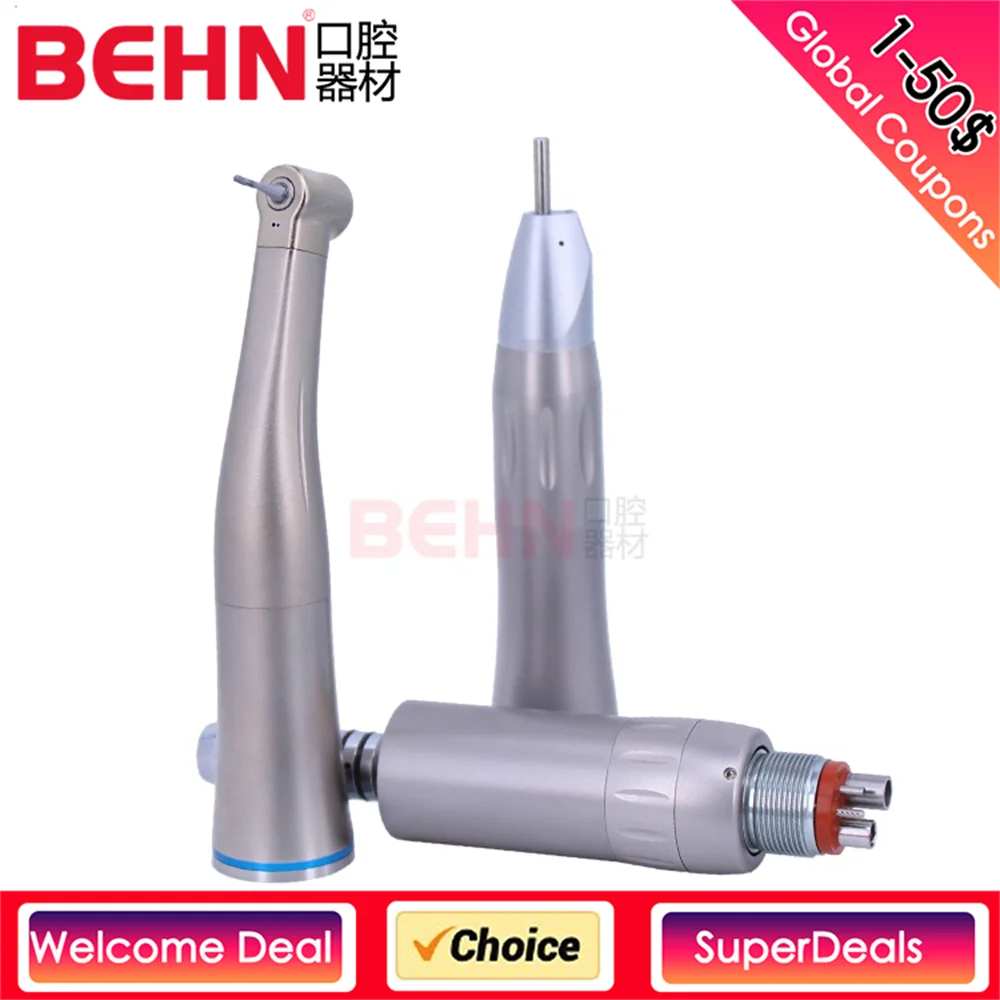 

Dental Low Speed Handpiece Oral Polishing Device Inner Water Spray Straight Contra Angle Air Motor Air Turbine Teeth Cleaning
