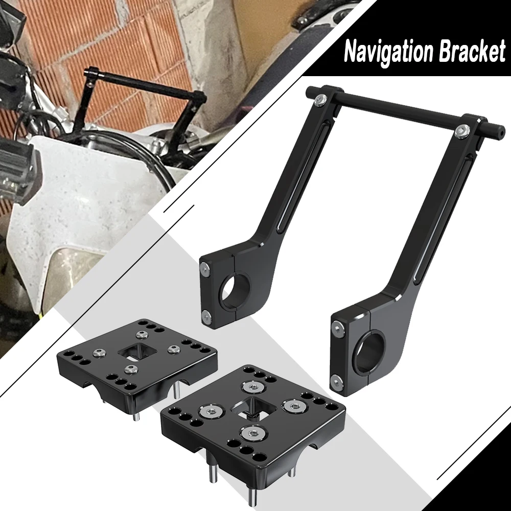

Motobike Navigation Roadbook Mounting Arms For Suzuki RMZ RMZ RMX DRZ 250 400 450 Kawasaki KX KXF 125 250 450 GPS Holder Bracket