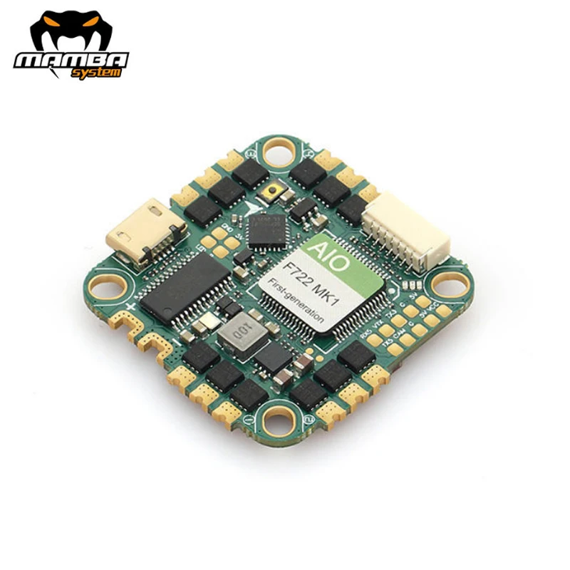 

Diatone MAMBA F722 35A AIO MK1 Integrated Flight Control ESC Can Connected VISTA Internal USB 2~6S Lipo Suitbale for RC Drones