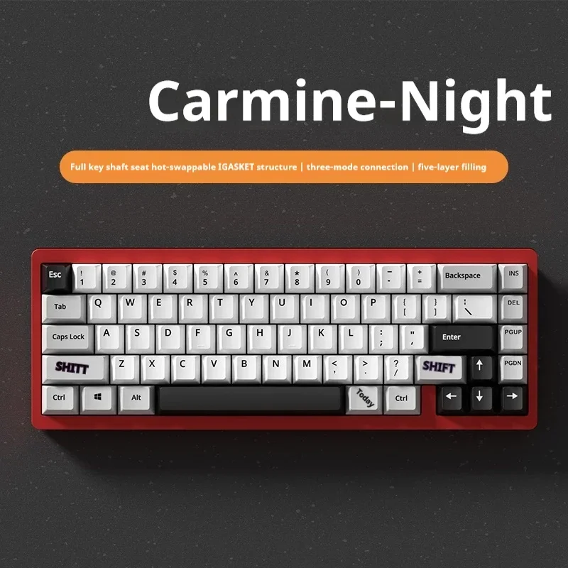 Клавиатура WEIKAV Lucky65 Механическая беспроводная 3 режима 2 4 ГГц Bluetooth