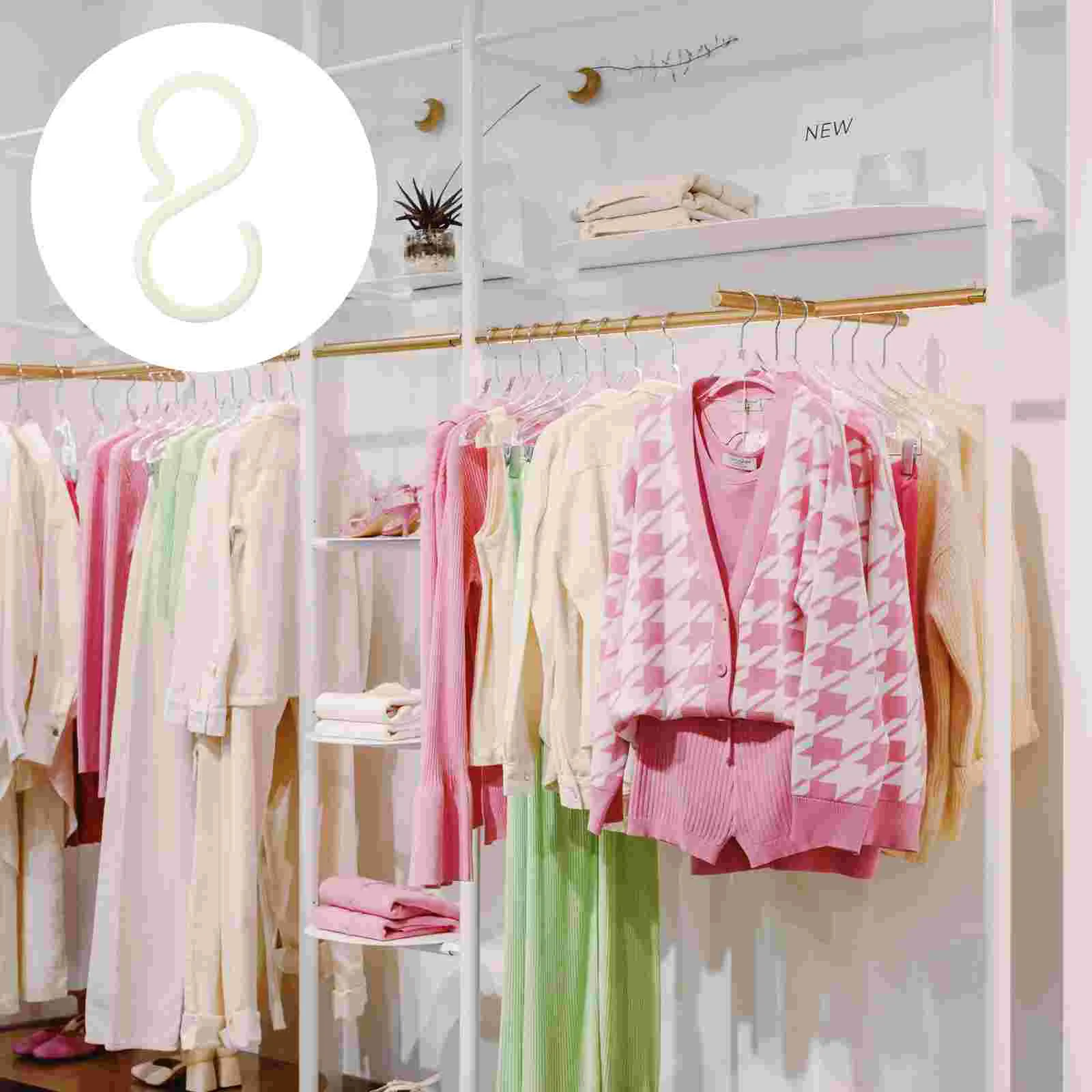

Hooks S Hook Hangershape Clothes Heavy Headband Free Punch Hanging Curtain Duty Shower Home Towels Design Storage Christmas