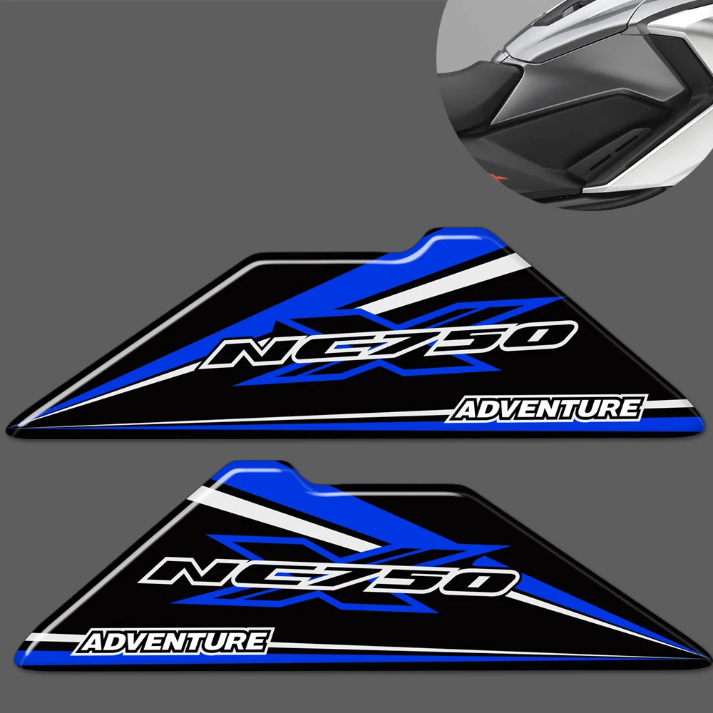 

For Honda NC750X NC 750 X Tank Pads Stickers Protector Fairing Emblem Badge Logo Luggage Aluminum Cases Motorcycle 2019 2020