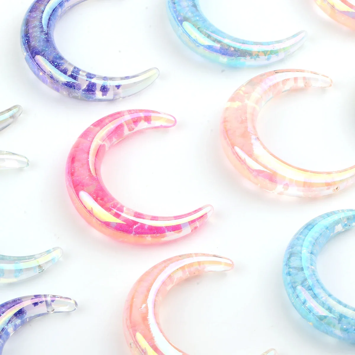 4 шт. светящиеся облака с двойным отверстием прозрачные лунные свободные