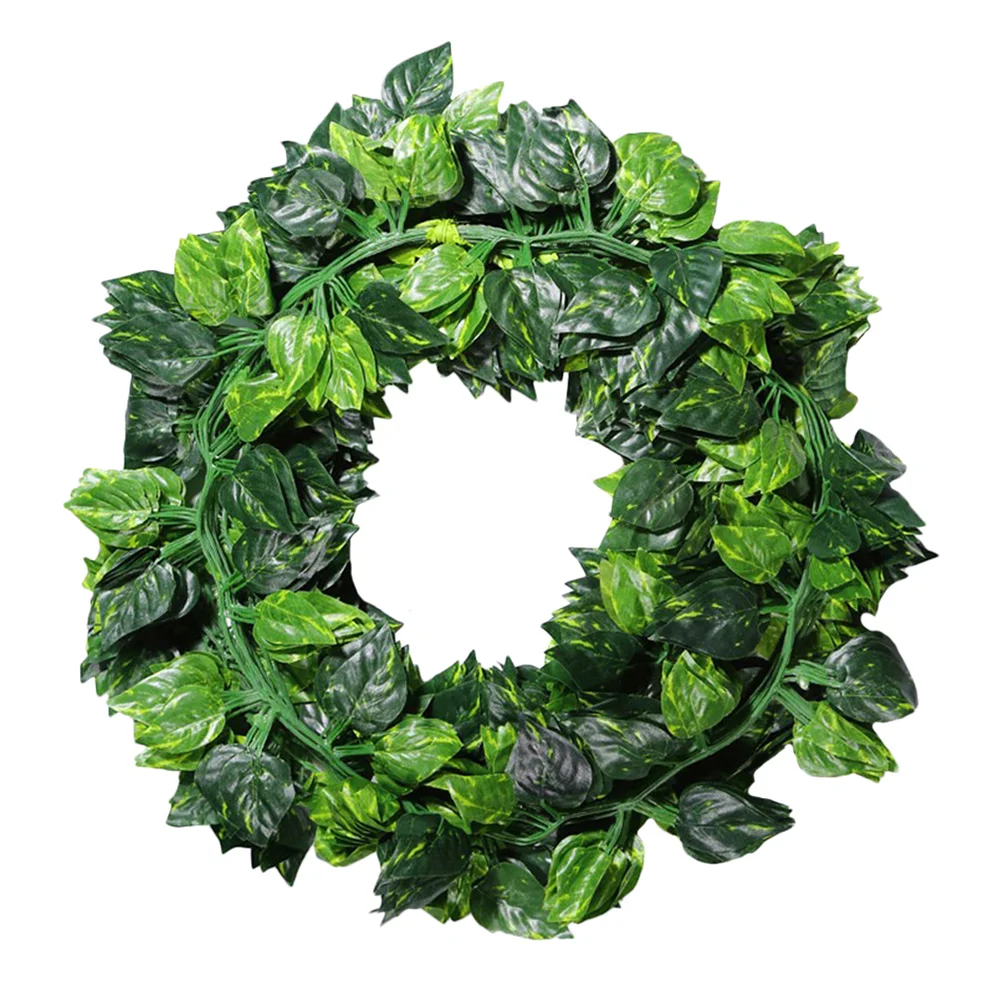 

12pcs Artificial Ivy Leaf Plants Garland Fake Plants Simulation Ivy Garland Wedding Decor