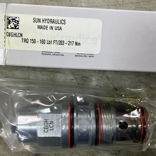 Фото CBGH-LCN CBGHLCN CBGH LCN CBGHLKN CBGHLKV CBGH-LKN SUN ГИДРАULICS Породство 10:1 пилотное соотношение, стандартная емкость противобалансировочного клапана №5
