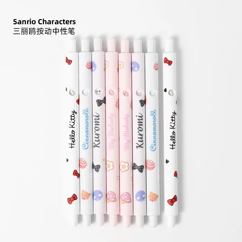 

Kawaii Sanriod аниме хобби My Melody Kuromi Cinnamoroll Милая ручка для Письма унисекс превратить в черную водяную ручку подарки для парня