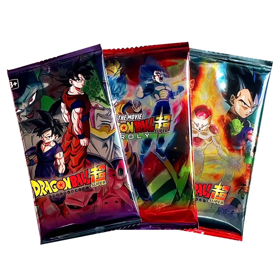 Фото Блестящие карты Dragon Ball, Сон Гоку, серия Super Saiyan, подпись, игровая карта Goku Классическая коллекция игрушек, коллекционная карта №4